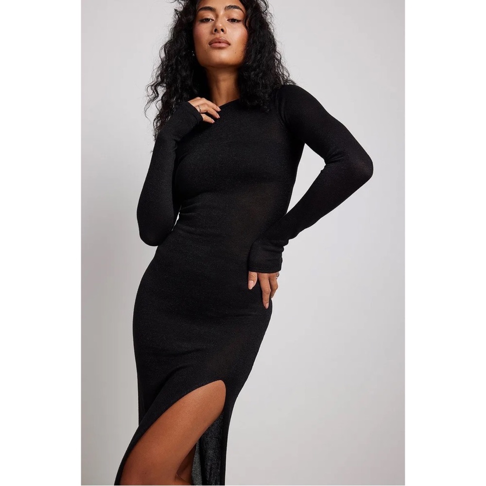 NA-KD high slit maxi dress